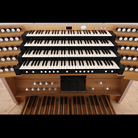 Weilheim i.OB., Stadtpfarrkirche Mari Himmelfahrt, Mamnuale, Pedal und Pistons