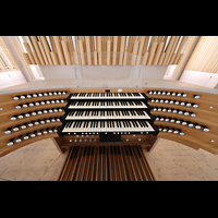 Weilheim i.OB., Stadtpfarrkirche Mari Himmelfahrt, Spieltisch und Orgel