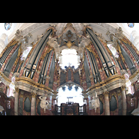 Weingarten, Basilika  St. Martin, Groe Gabler-Orgel Gesamtansicht