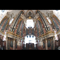 Weingarten, Basilika  St. Martin, Groe Gabler-Orgel Gesamtansicht