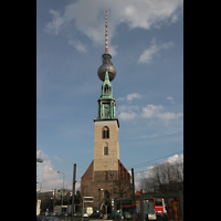 Berlin, St. Marienkirche, Marienkirche und Fernsehturm