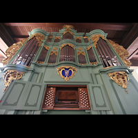 Templin, Maria-Magdalenen-Kirche, Orgel mit Spieltisch