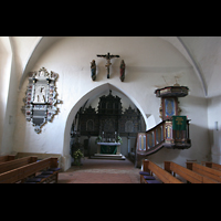 Basedow, Dorfkirche, Innenraum