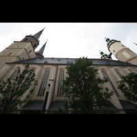 Halle (Saale), Marktkirche Unserer Lieben Frauen, Seitenansicht