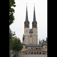 Halle (Saale), Marktkirche Unserer Lieben Frauen, Ansicht vom Hallmarkt aus