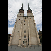Halle (Saale), Marktkirche Unserer Lieben Frauen, Fassade mit Hauptportal
