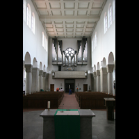 Köln (Cologne), St. Maternus, Blick vom Chor zur Orgel