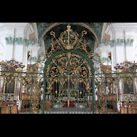 Sankt Gallen (St. Gallen), Kathedrale, Gitter vor dem Chorraum