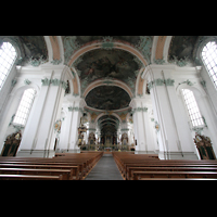 Sankt Gallen (St. Gallen), Kathedrale, Blick zum Chorraum