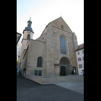 Chur, Kathedrale St. Mariae Himmelfahrt, Fassade mit Hauptportal