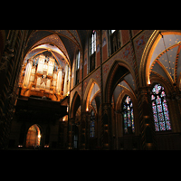 Kevelaer, Marienbasilika, Orgel beleuchtet