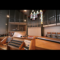 Bremen, Propsteikirche St. Johann, Spieltisch mit Orgel
