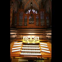 Bremen, Dom St. Petri, Spieltisch und große Orgel