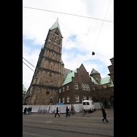 Bremen, Dom St. Petri, Ansicht von der Domsheide aus