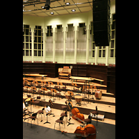 Bremen, Glockensaal, Orchesterbhne und Orgel