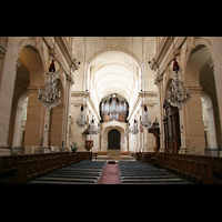 Versailles, Cathdrale Saint-Louis, Blick vom Chor zur Hauptorgel
