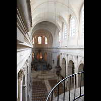 Versailles, Cathdrale Saint-Louis, Blick von der Orgelempore in die Kathedrale