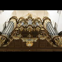 Stralsund, St. Marien, Orgel von unten