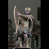 Bremen, St. Ansgarii, König David mit Harfe