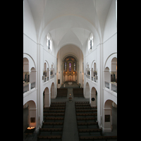 Hamburg, Domkirche St. Marien, Blick von der Orgelempore in die Kirche