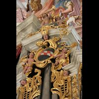 Frstenfeldbruck, Klosterkirche, Ornamente am rechten Pedalturm