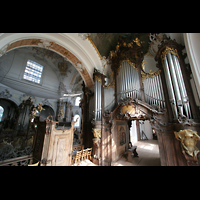 Ottobeuren, Abtei - Basilika, Dreifaltigkeitsorgel und Heilig-Geist-Orgel
