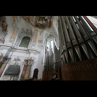 Ottobeuren, Abtei - Basilika, Orgelempore mit Marienorgel