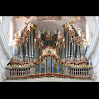 Ochsenhausen, Klosterkirche St. Georg, Große Orgel