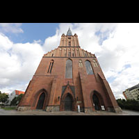 Szczecin (Stettin), Katedra sw. Jakuba (Jakobskathedrale), Fassade mit Turm