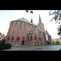 Szczecin (Stettin), Katedra sw. Jakuba (Jakobskathedrale), Chor und Seitenansicht von außen