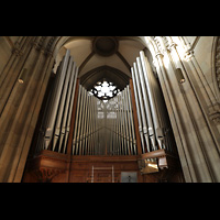 Stuttgart, Johanneskirche, Orgelprospekt perspektivisch