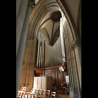 Stuttgart, Johanneskirche, Orgel mit Spieltisch