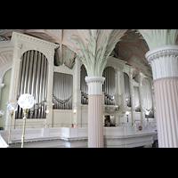 Leipzig, Nikolaikirche, Orgel von der Seitenempore aus gesehen