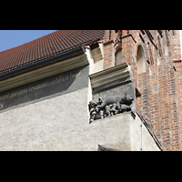 Wittenberg, Stadtkirche St. Marien, Darstellung der 'Judensau' an der Südfassade
