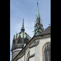 Wittenberg, Schlosskirche, Hauptturm und Vierungsturm
