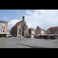 Nrnberg (Nuremberg), Frauenkirche am Hauptmarkt, Hauptmarkt mit Frauenkirche