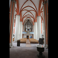 Braunschweig, St. Petri, Hauptschiff in Richtung Orgel