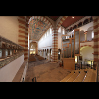 Hildesheim, St. Michaelis, Vierung mit Orgel im Westchor