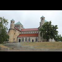 Hildesheim, St. Michaelis, Außenansicht von der Burgstraße aus