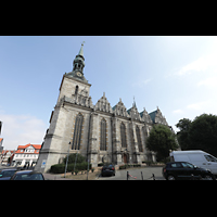 Wolfenbttel, Hauptkirche Beatae Mariae Virginis, Sdansicht vom Michael-Praetorius-Platz aus