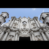 La Habana (Havanna), Catedral de San Cristbal, Fassade perspektivisch