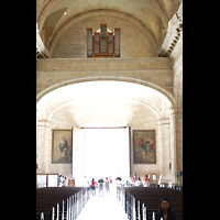 La Habana (Havanna), Catedral de San Cristbal, Orgelempore mit digitaler Orgel und stummem Pfeifenprospekt