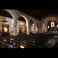 La Habana (Havanna), Iglesia del Espíritu Santo, Innenraum und Altäre im linken Seitenschiff
