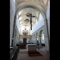 Reichenau, St. Peter und Paul Niederzell, Blick vom Chor zur Orgel