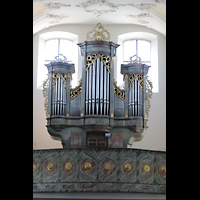 Reichenau, St. Peter und Paul Niederzell, Orgelempore