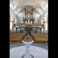 Frauenfeld, Kath. Stadtkirche St. Nikolaus, Orgelempore