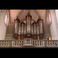 Vevey, Saint-Martin, Orgelempore (unbeleuchtet)