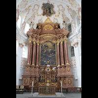 Luzern, Jesuitenkirche, Chorraum mit Altar