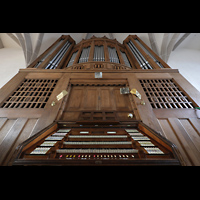 Bautzen, Dom St. Petri, Eule-Orgel mit Spieltisch