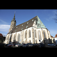 Bautzen, Dom St. Petri, Außenanicht von Südosten mit Chor